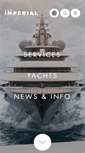 Mobile Screenshot of imperial-yachts.com